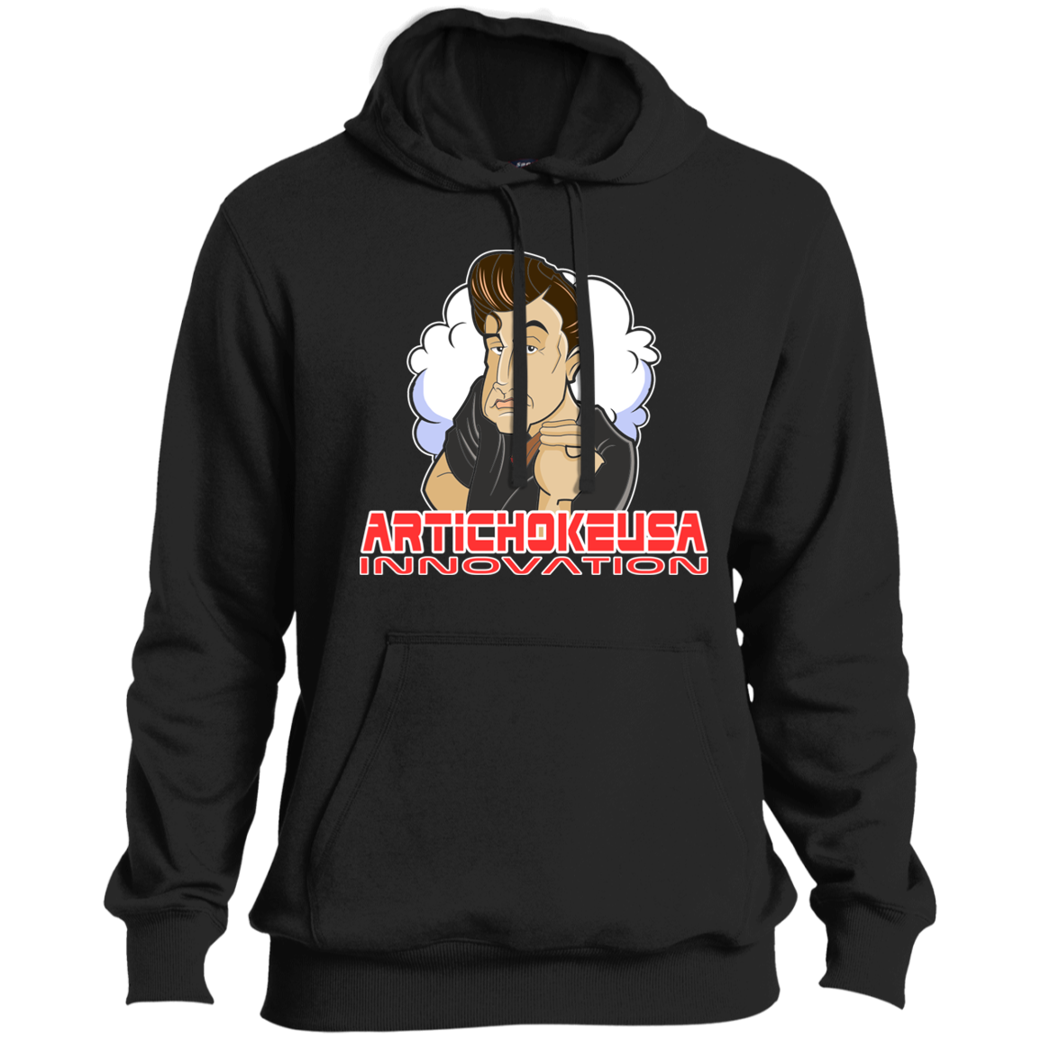 ArtichokeUSA Custom Design. Innovation. Elon Musk Parody Fan Art. Ultra Soft Pullover Hoodie