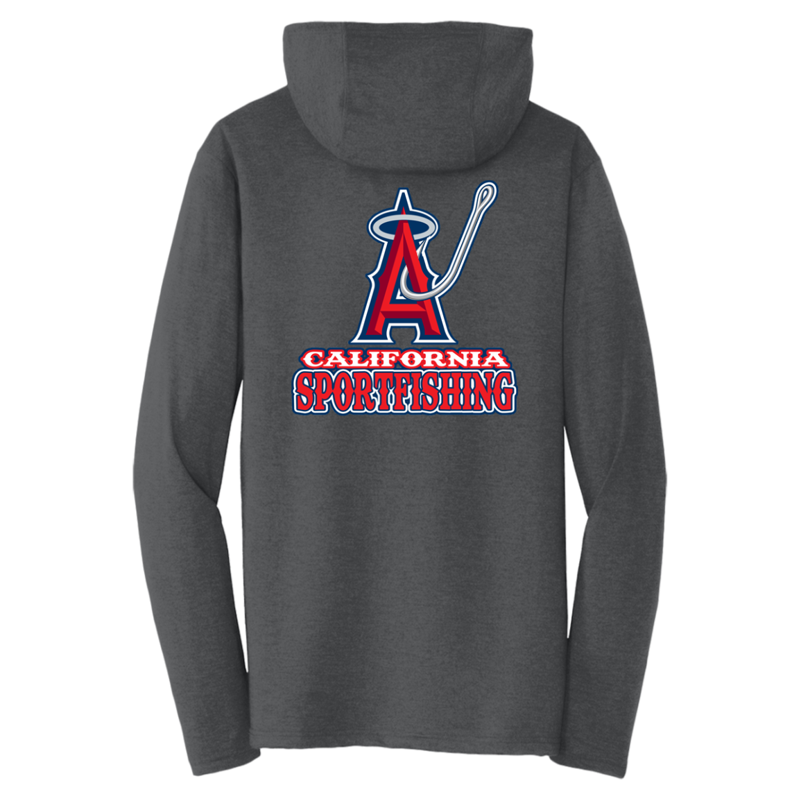 ArtichokeUSA Custom Design. Anglers. Southern California Sports Fishing. Los Angeles Angels Parody. Triblend T-Shirt Hoodie