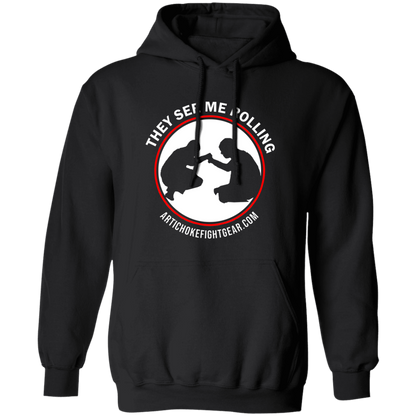 Artichoke Fight Gear Custom Design #16. They See Me Rolling. Basic Pullover Hoodie