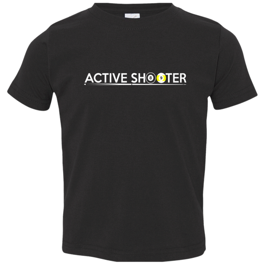 The GHOATS Custom Design #1. Active Shooter. Toddler Jersey T-Shirt