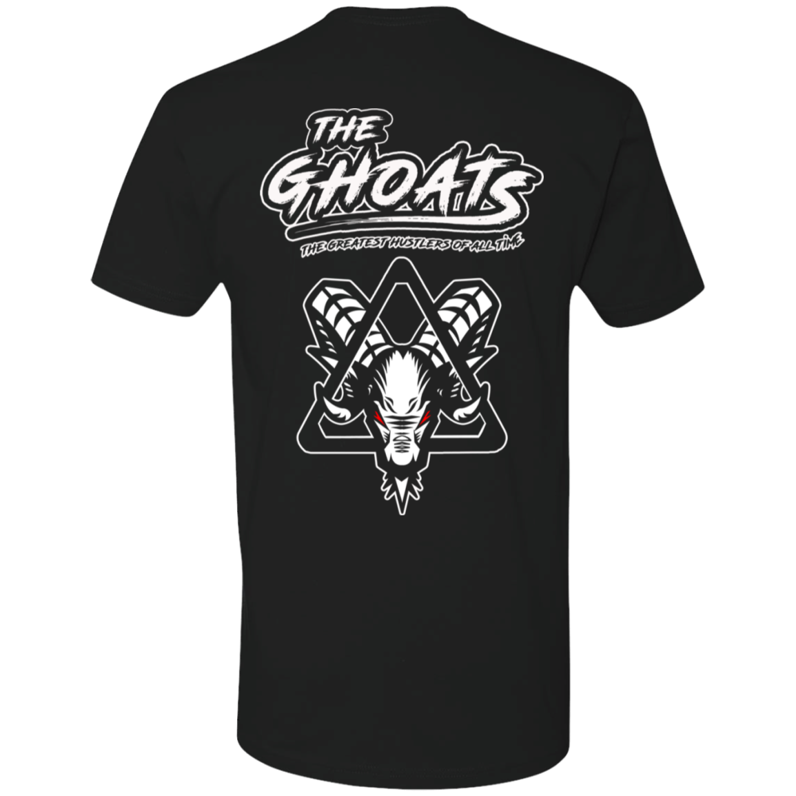 The GHOATS Custom Design #3. Beware of Sharks. Pool/Card Shark. Next Level Ultra Soft Fitted T-Shirt