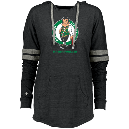 ArtichokeUSA Custom Design. RIP Kobe. Mamba Forever. Celtics / Lakers Fan Art Tribute. Ladies Hooded Low Key Pullover