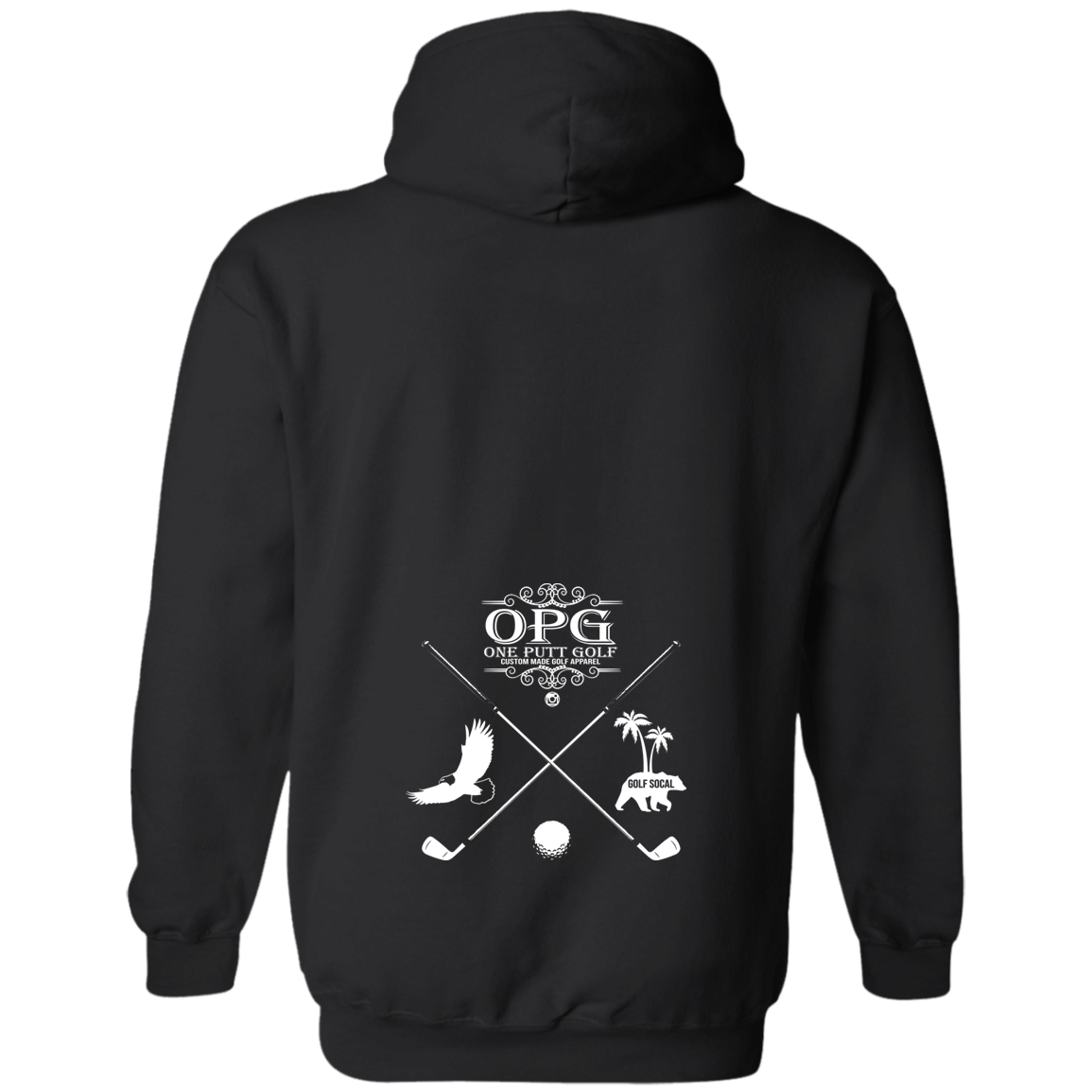 OPG Custom Design #16. Golf America. Female Skull Design. Golf. Hoodie