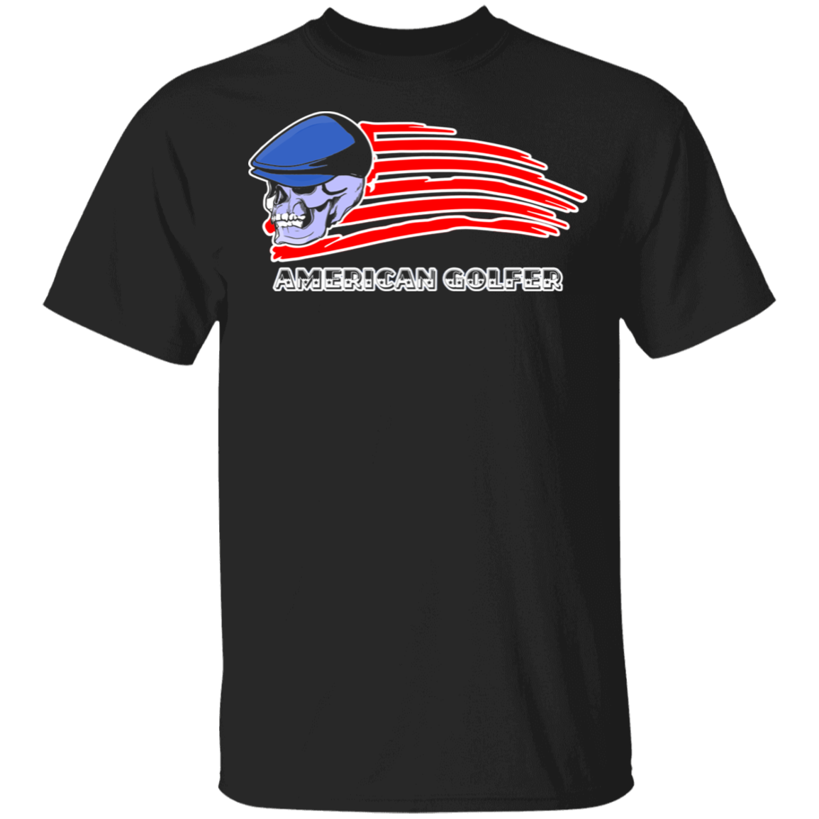 OPG Custom Design #12. Golf America. Male Edition. Youth 100% Cotton T-Shirt