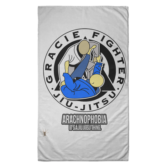 Artichoke Fight Gear Custom Design #1. Arachnophobia: Fear of Spiders. Spider Guard. It's a Jiu Jitsu Thing. Towel - 35x60