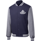 Embroidered Fleece Letterman Jacket