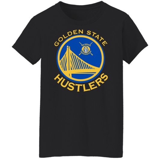 The GHOATS Custom Design. #12 GOLDEN STATE HUSTLERS.	Ladies' Basic T-Shirt