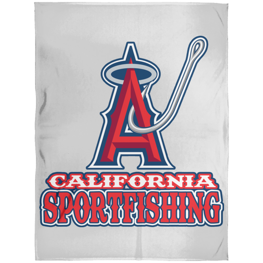 ArtichokeUSA Custom Design #4. California Anglers.California Sportsfishing. Angels of Anaheim from Orange County in California Parody. Arctic Fleece Blanket 60x80