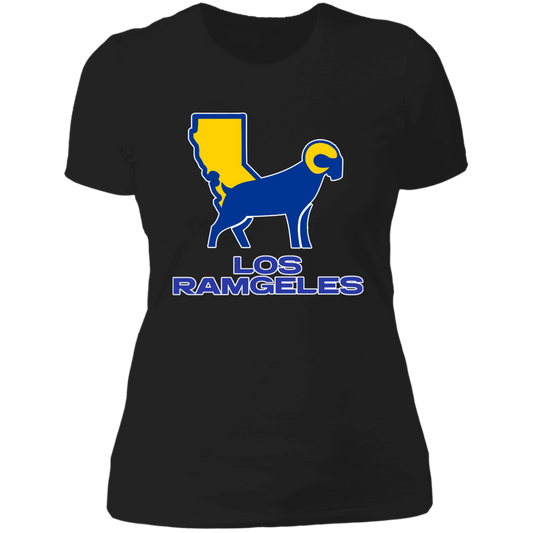 ArtichokeUSA Custom Design. Los Ramgeles. Fan Art. Ladies' Boyfriend T-Shirt