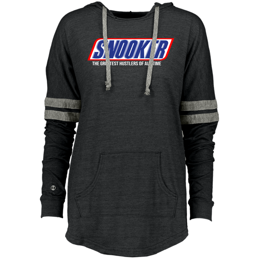 The GHOATS Custom Design. #35 SNOOKER. Ladies Hooded Low Key Pullover