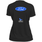 OPG Custom Design #11. Fore! Ford Parody. Ladies’ 100% polyester V-Neck Tee
