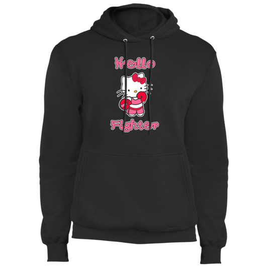 Artichoke Fight Gear Custom Design #13. Hello Fighter. Hello Kitty Parody Fan Art. MMA. Fleece Hoodie