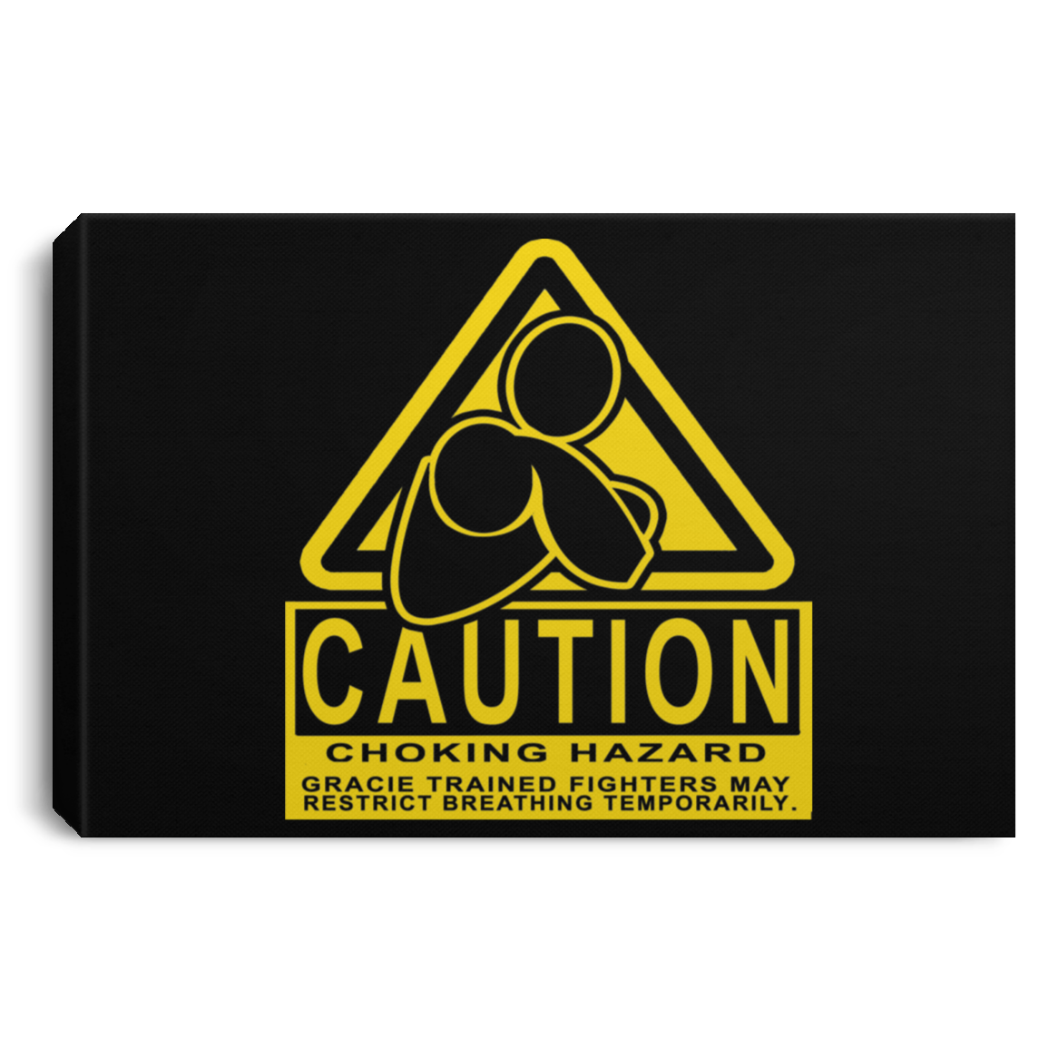 Artichoke Fight Gear Custom Design #7. Choking Hazard. Landscape Canvas .75in Frame