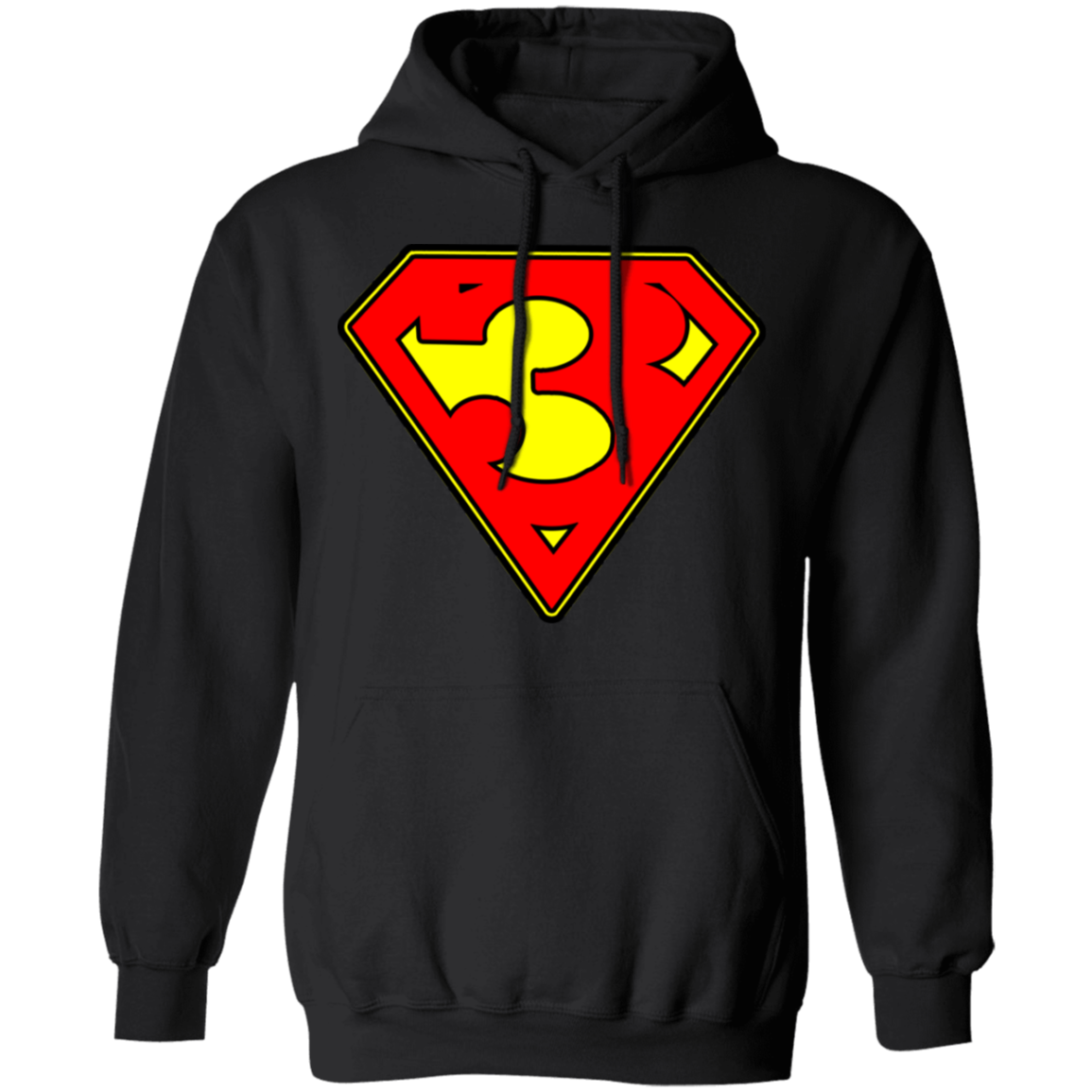 The GHOATS Custom Design. #38 Super 3. APA League. Basic Pullover Hoodie