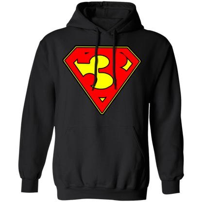 The GHOATS Custom Design. #38 Super 3. APA League. Basic Pullover Hoodie