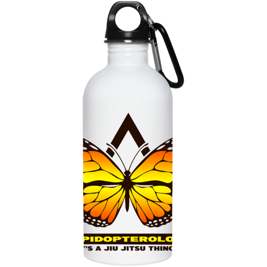 Artichoke Fight Gear Custom Design #6. Lepidopterology (Study of butterflies). Butterfly Guard. 20 oz. Stainless Steel Water Bottle