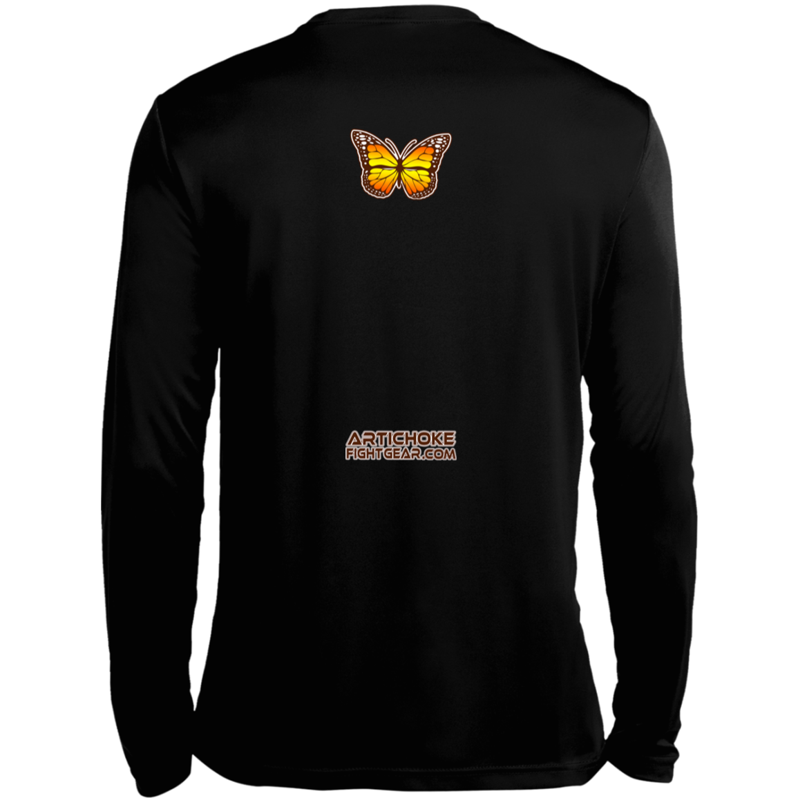 Artichoke Fight Gear Custom Design #6. Lepidopterology (Study of butterflies). Butterfly Guard. Moisture-Wicking Long Sleeve