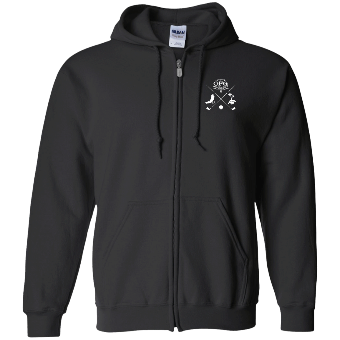 OPG Custom Design #8. Drive. Zip Up Hooded Sweatshirt