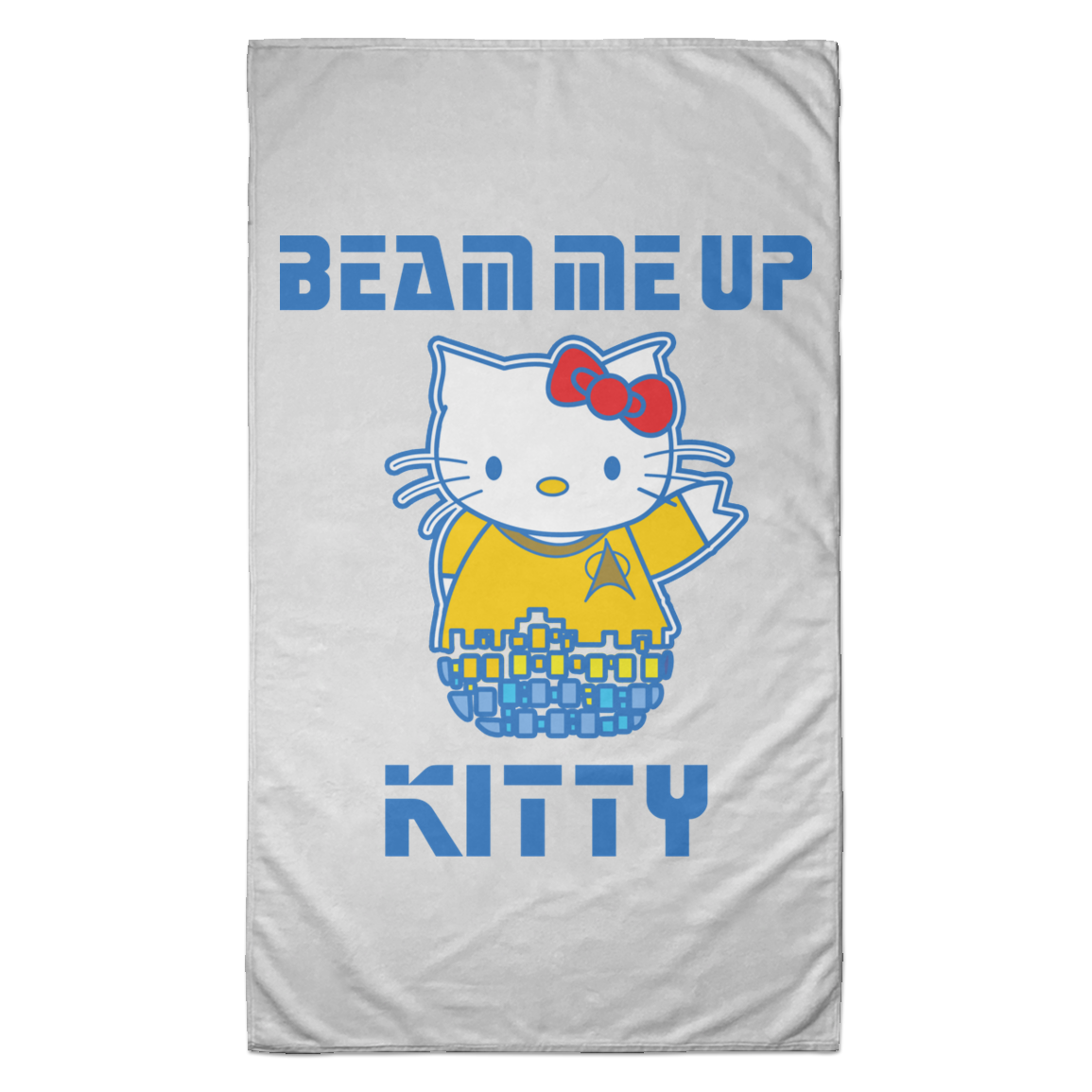 ArtichokeUSA Custom Design. Beam Me Up Kitty. Fan Art / Parody. Towel - 35x60