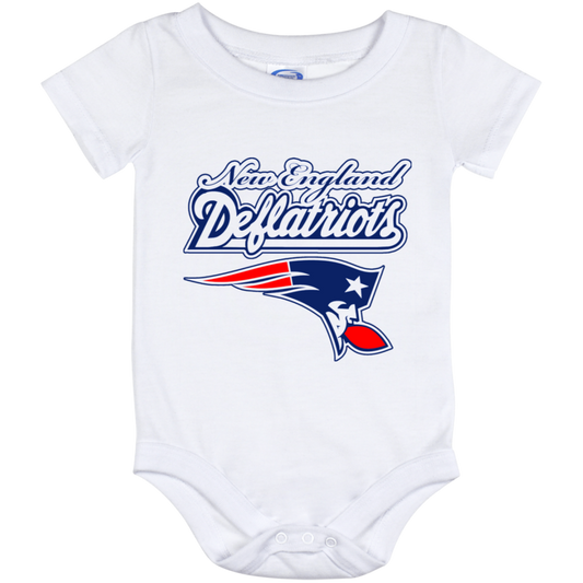 ArtichokeUSA Custom Design. New England Deflatriots. New England Patriots Parody. Baby Onesie 12 Month