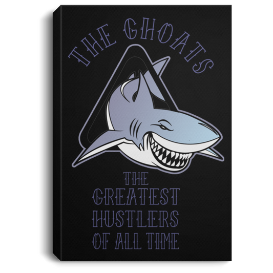 The GHOATS custom design #41. Big Game Take Little Game. Pool/Billiards. Portrait Canvas .75in Frame