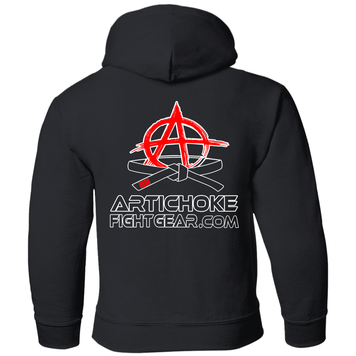 Artichoke Fight Gear Custom Design #19. Sticks and Stones. Youth Pullover Hoodie