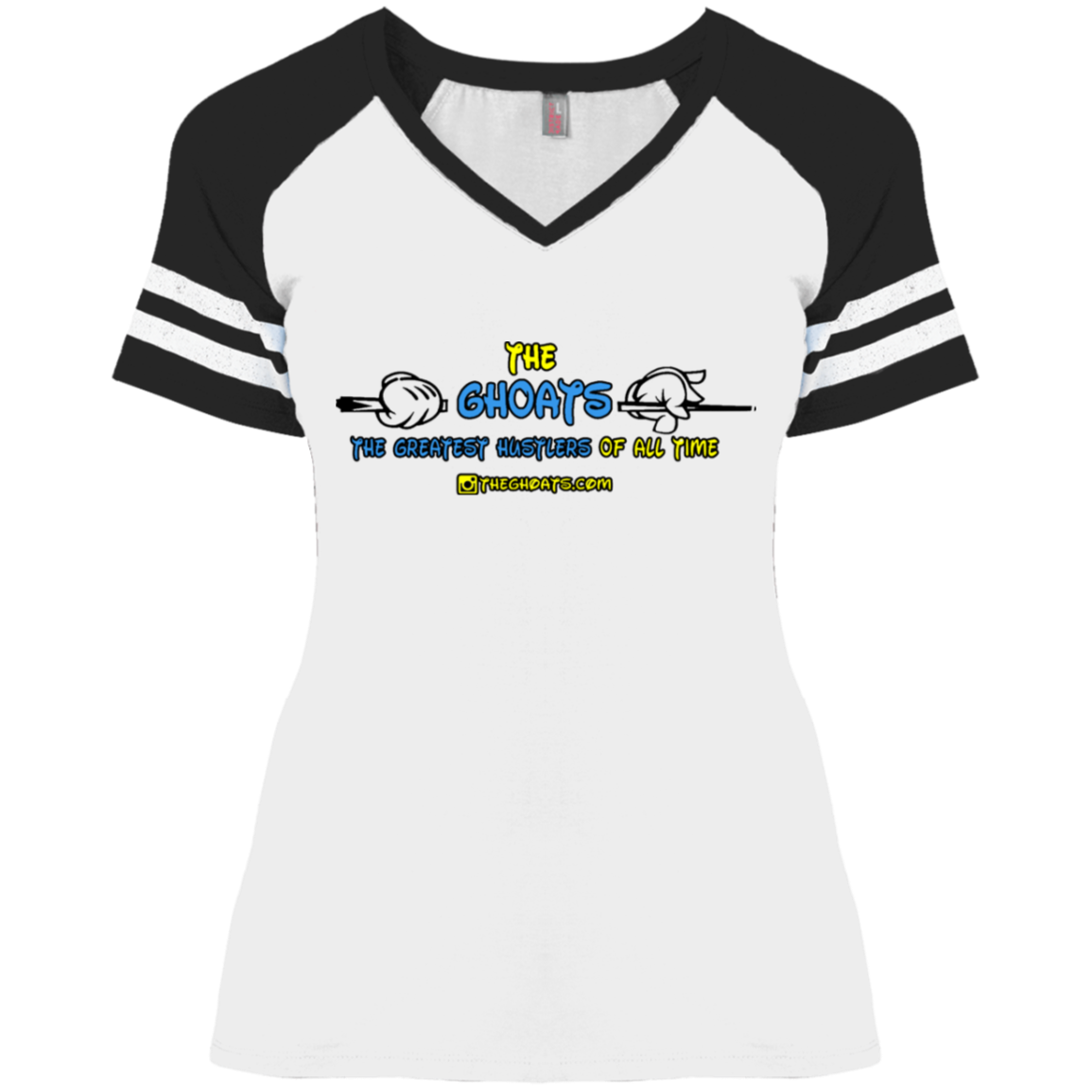 The GHOATS custom design #14. The Happiest Place On Earth. Fan Art. Ladies' Game V-Neck T-Shirt