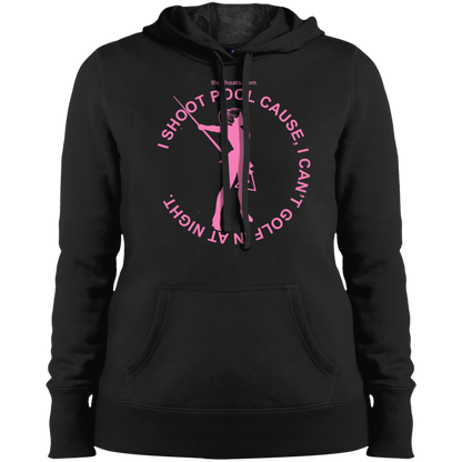 The GHOATS Custom Design #16. I shoot pool cause, I can't golf at night. I golf cause, I can't shoot pool in the day. Ladies' Pullover Hooded Sweatshirt