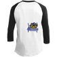ArtichokeUSA Character and Font design. New York Owl. NY Yankees Fan Art. Let's Create Your Own Team Design Today. Youth 3/4 Raglan Sleeve Shirt