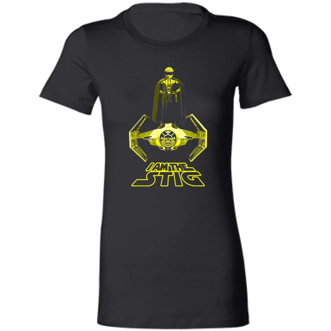 ArtichokeUSA Custom Design. I am the Stig. Vader/ The Stig Fan Art. Ladies' Favorite T-Shirt