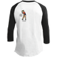 OPG Custom Design #9. Drive it. Chip it. One Putt Golf It. Golf So. Cal. Youth 3/4 Raglan Sleeve Shirt