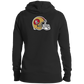 ArtichokeUSA Custom Design #50. 9ers Love. SF 49ers Fan Art. Let's Make Your Own Custom Team Shirt. Ladies' Soft Style Hoodie
