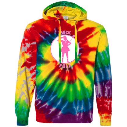 OPG Custom Design #19. GUCK FOLF. Female Edition. Tie-Dyed Pullover Hoodie