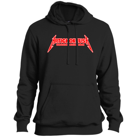 ArtichokeUSA Custom Design. Metallica Style Logo. Let's Make One For Your Project. Ultra Soft Pullover Hoodie