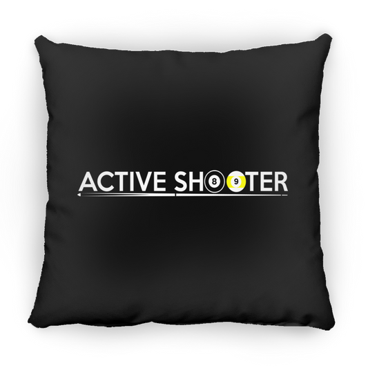 The GHOATS Custom Design #1. Active Shooter. Square Pillow 18x18