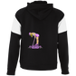 OPG Custom Design #13. Drive it. Chip it. One Putt Golf it. Youth Athletic Colorblock Fleece Hoodie