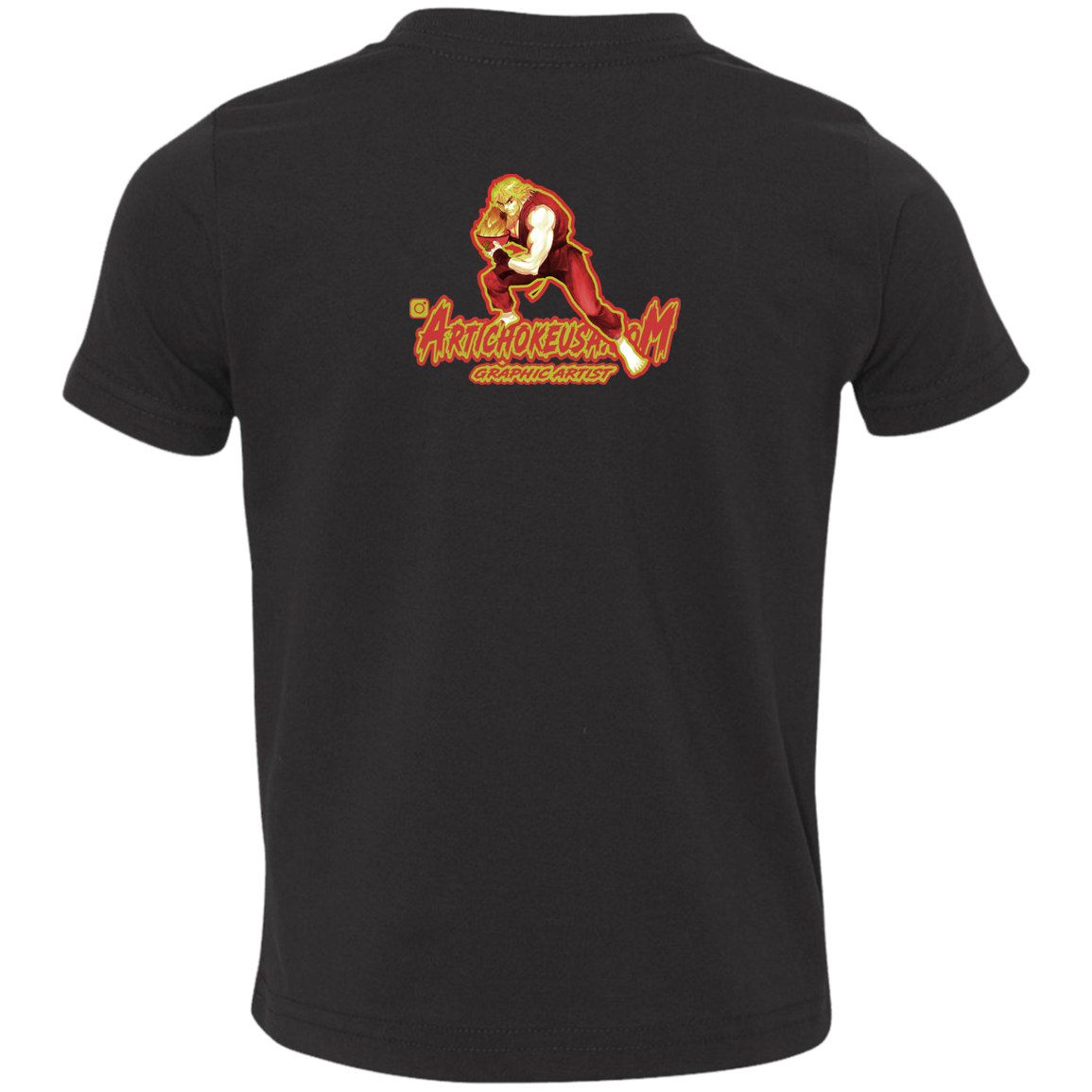 ArtichokeUSA Custom Design. Pho Ken Artichoke. Street Fighter Parody. Gaming. Toddler Jersey T-Shirt
