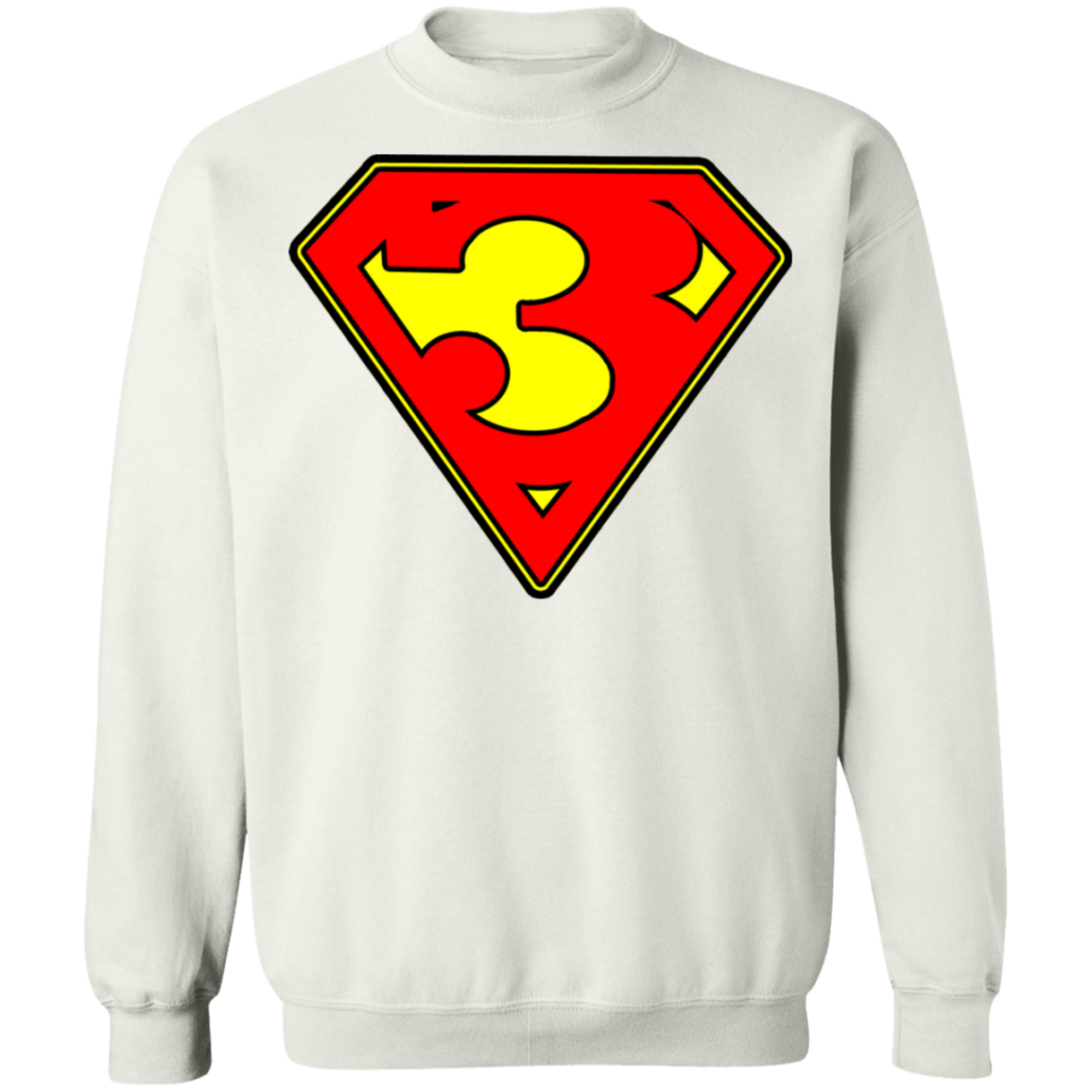 The GHOATS Custom Design. #38 Super 3. APA League. Crewneck Pullover Sweatshirt