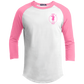 OPG Custom Design #19. GUCK FOLF. Female Edition. Youth 3/4 Raglan Sleeve Shirt