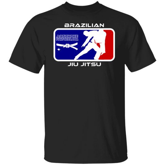 Artichoke Fight Gear Custom Design #4. MLB style BJJ. 100% Cotton T-Shirt