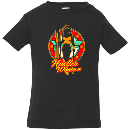 The GHOATS Custom Design #15. Hustler Woman. Infant Jersey T-Shirt