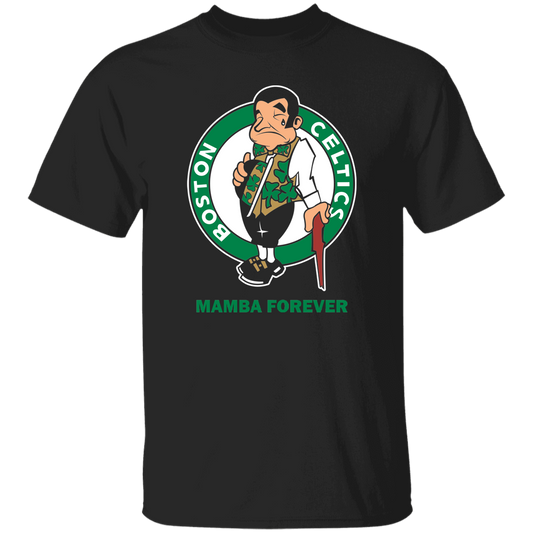 ArtichokeUSA Custom Design. RIP Kobe. Mamba Forever. Celtics / Lakers Fan Art Tribute. Basic 100% Cotton T-Shirt