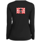 ArtichokeUSA Custom Design.  Fan Art Godzilla/Mecha Godzilla. Ladies’ Long Sleeve Performance V-Neck Tee