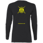 The GHOATS Custom Design. #31 Think Safe. Play Safe. Ladies' Cotton LS T-Shirt