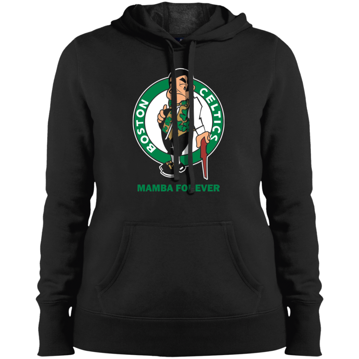 ArtichokeUSA Custom Design. RIP Kobe. Mamba Forever. Celtics / Lakers Fan Art Tribute. Ladies' Soft Style Hoodie