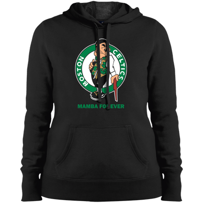 ArtichokeUSA Custom Design. RIP Kobe. Mamba Forever. Celtics / Lakers Fan Art Tribute. Ladies' Soft Style Hoodie