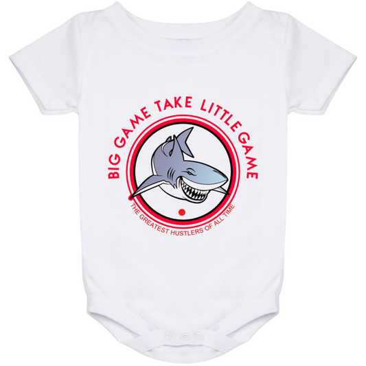 The GHOATS Custom Design. #25 Big Game Take Little Game. Baby Onesie 24 Month