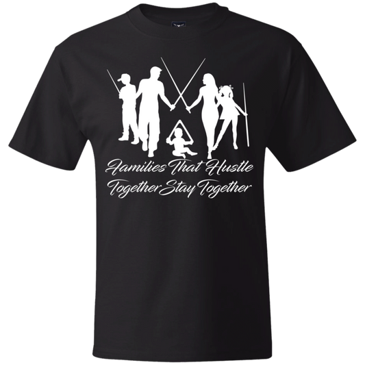 The GHOATS Custom Design. #11 Families That Hustle Together, Stay Together. Heavy Cotton T-Shirt