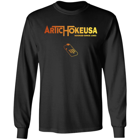 ArtichokeUSA Custom Design. Pitfall Game. Activision Parody. Long Sleeve T-Shirt