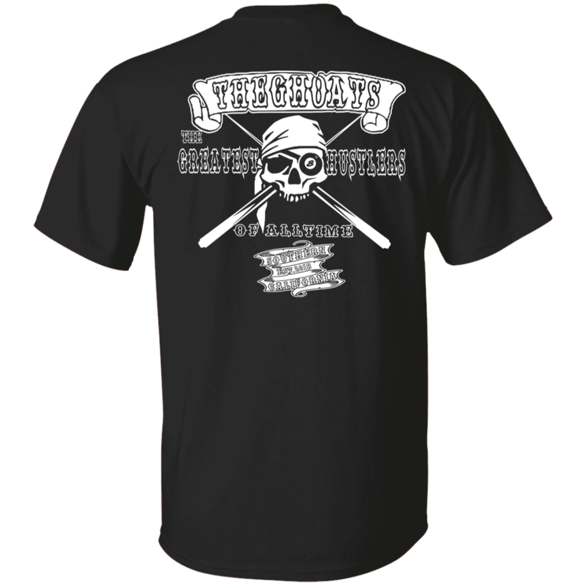 The GHOATS Custom Design. #4 Motorcycle Club Style. Ver 2/2. Basic Cotton T-Shirt